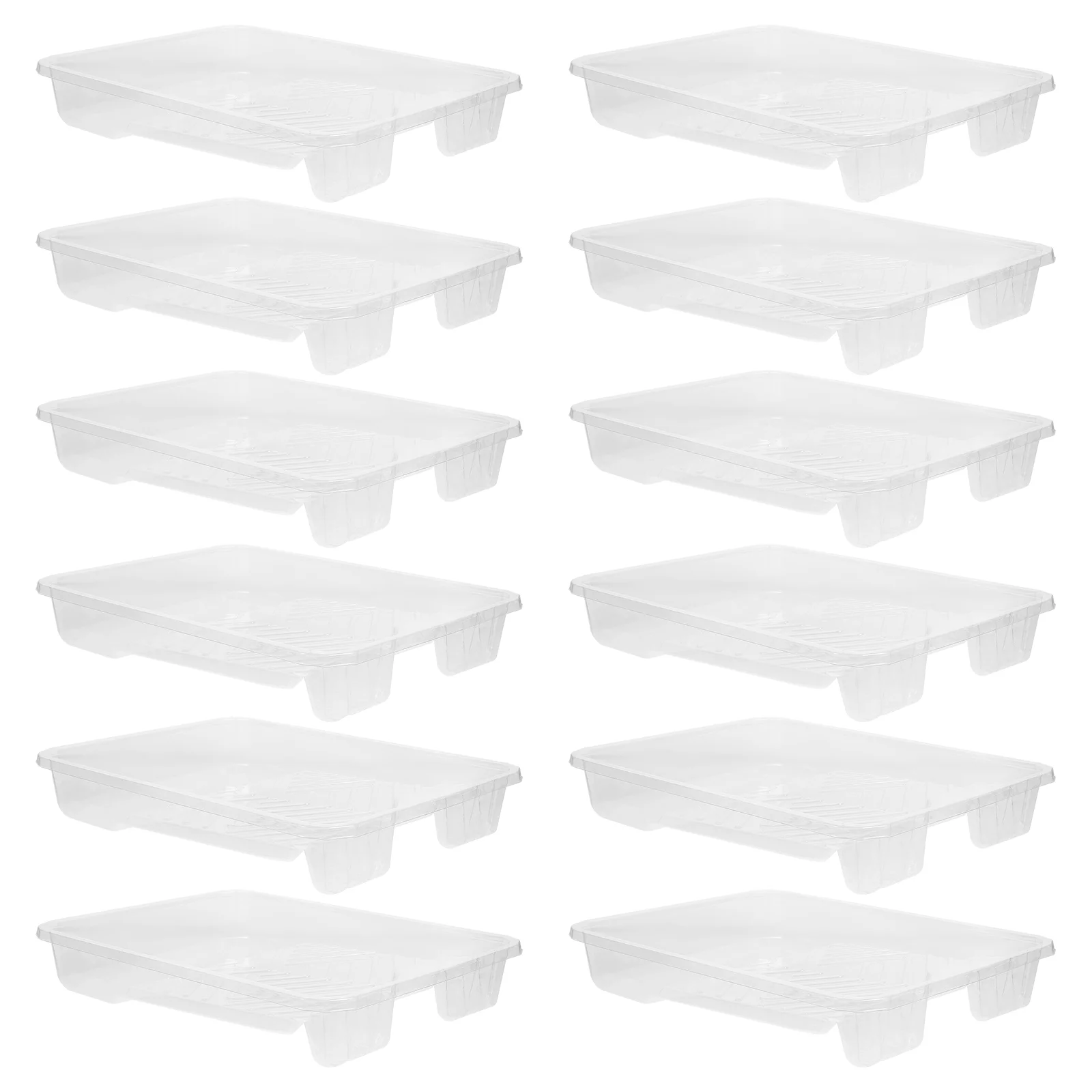 9 Inch Disposable Paint Trays Pvc Coating Pan Tool Tray Liner Painting Supply Holder Plastics Roller Large Capacity Textured