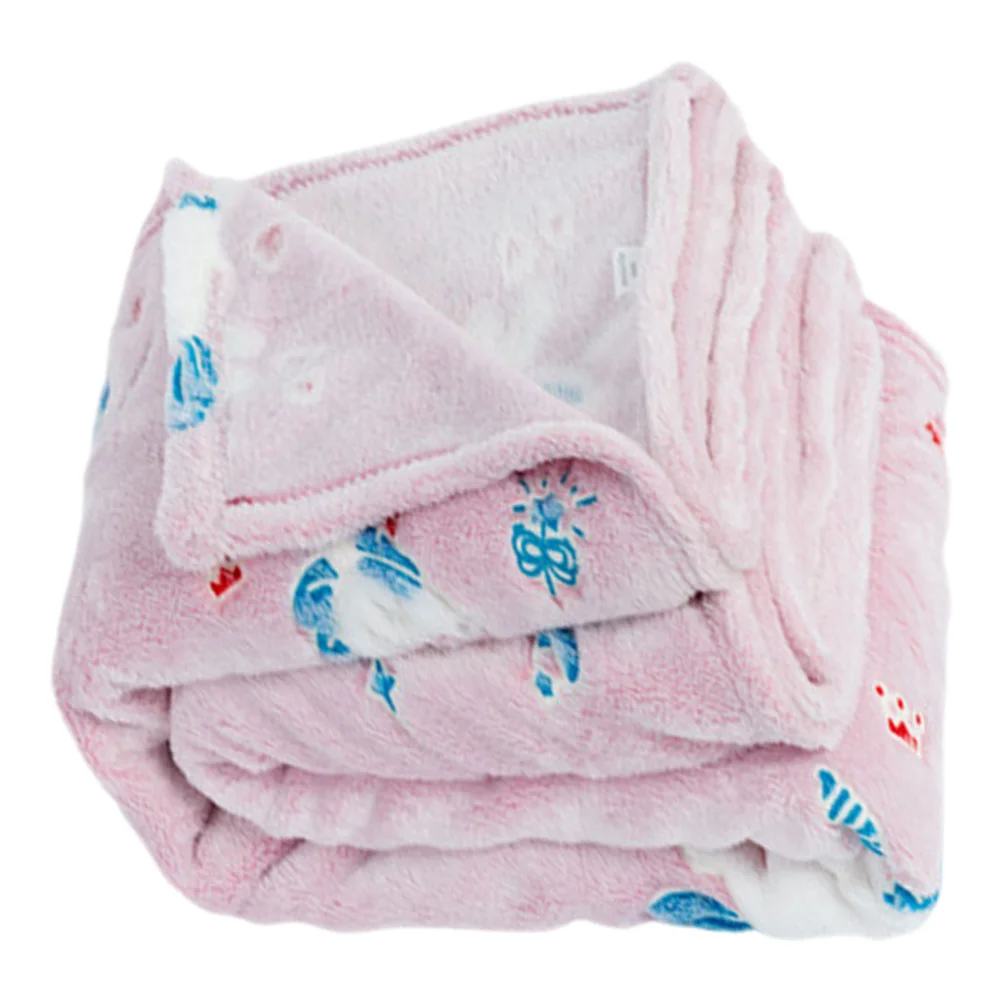 

Flannel Nap Blanket Plush Cartoon Blanket Kids Use Blanket Afternoon Nap Blanket Daily Use Blanket
