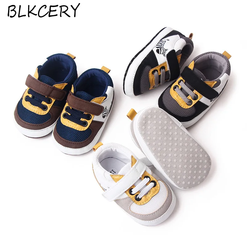 Fashion Brand New Crib Shoes Newborn Baby Boy Shoes for 1 Year Birthday Infant Soft Sole Boots Toddler Trainer Walkers Doll Gift 7cm doll shoes boots baby sequins ballet shoes for 43cm baby new born reborn doll