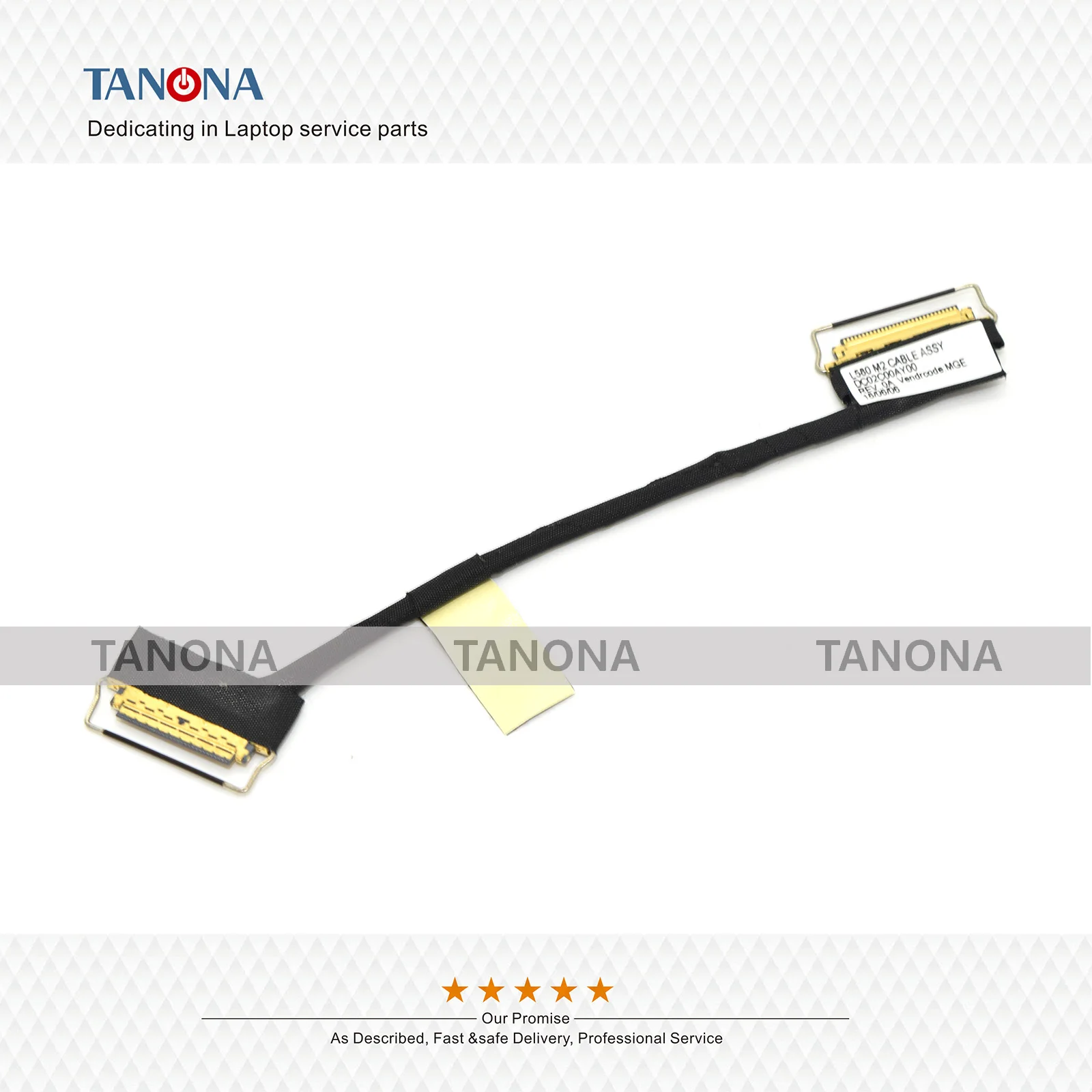 ThinkPad L580 L590 M.2 SSD 드라이브 커넥터 상태 케이블용 새 제품 01LW253 DC02C00AY00
