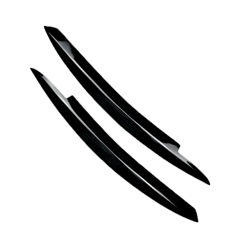 Car Headlight Cover Fit for VW Golf 6 MK6 GTI GTR 2008-2013 Car Accessories Black Headlight Eyebrow Eyelid Cover Decorative Trim
