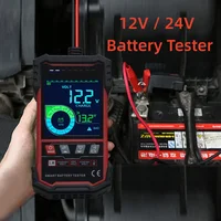 TOOLTOP ET2202 ET2201 Car Battery Tester Battery Load 12V 24V Battery Voltage Internal Resistance Detection Battery Analyzer 2