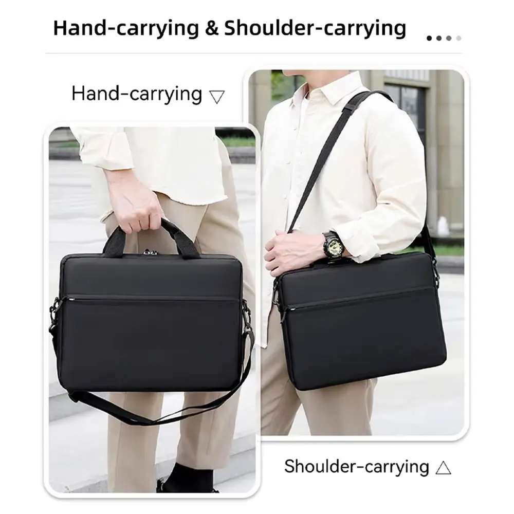 Sleek Waterproof Laptop Sleeve Bag - Portable Travel Carrying Handbag