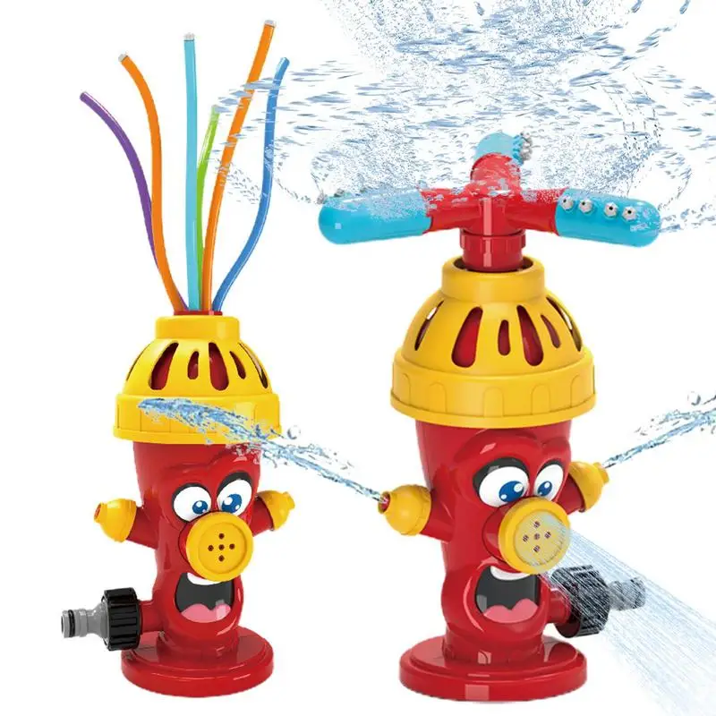 

Water Sprinkler Toy Cute Summer Fire Hydrant Shape Sprinkler Toy Yard Play Sprinkler Toy With Spray For Girls Boys Kids Lawn