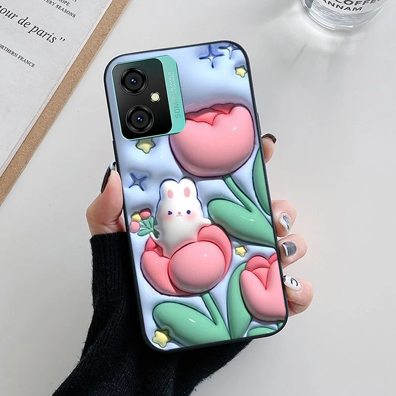 Fashion Soft Silicone Back Case - Cute Design Cover