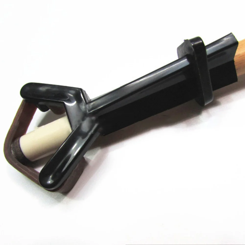 Y-type Leather Head Plastic Suppressor Billiard Cue Clamp 90x45mm Billiard Fastener Plastic Repair Tool Sports Sports Products billiard shaft billiard bridge stick billiard cue tip