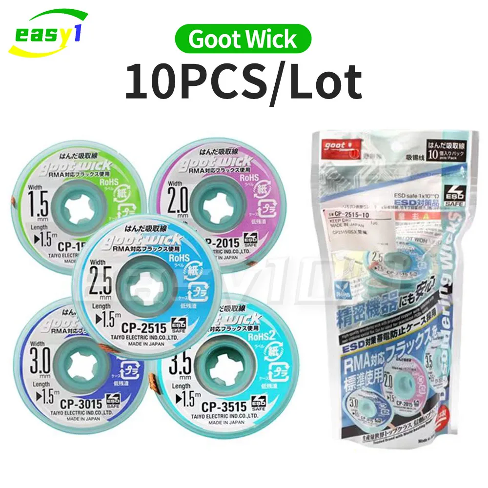 OriginalGootWickSolderingWickBraidedCopperWireDesolderingBGA