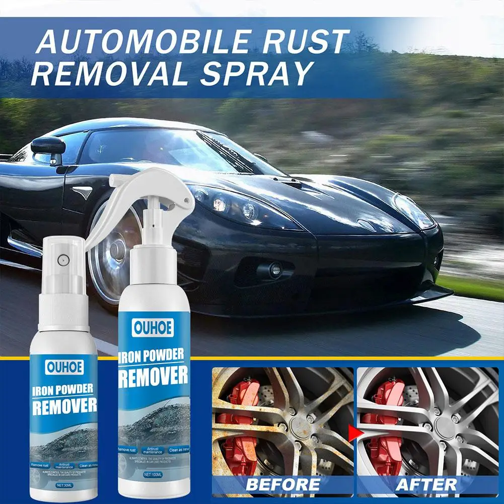 

Car Rust Remover Spray Multi Purpose Car Maintenance Rust Car Remover Derusting Liquid Spray Accessories Cleaning Cleaner O4V1