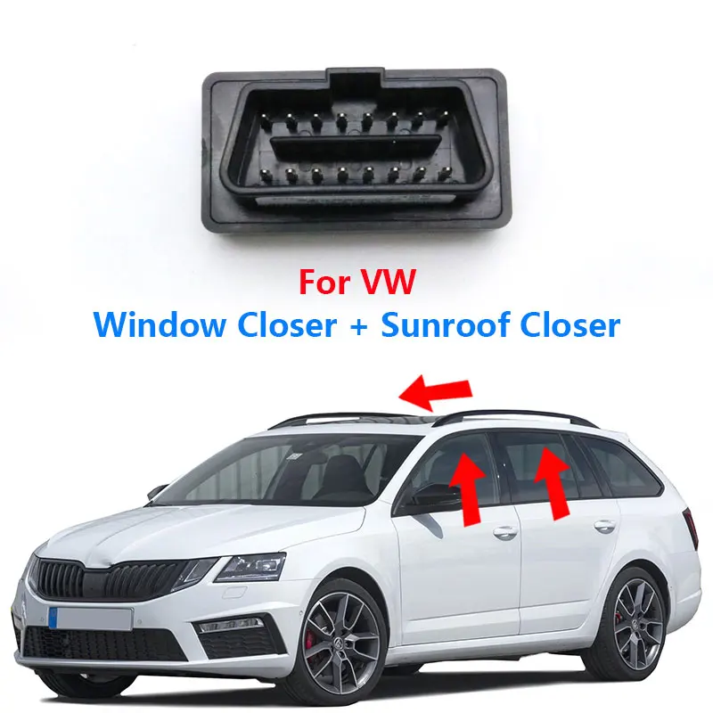 Автоматическое открытие окна для VW Octavia/Golf 7/Lamando/Lavida Plus/Passat B8/CC LHD + закрытие крыши