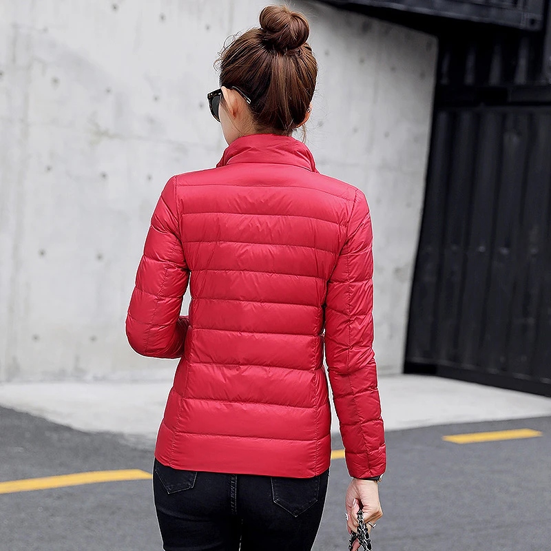 Arazooyi Packable Down Jacket Women Ultralight Camping Hiking Trekking Waterproof Winter Coat Outdoor Windproof Warm Jackets