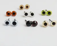 50pcs/lot   3mm 4mm 5mm 6mm 7mm 8mm9mm 10mm 11mm 12mm green black coffee blue clearglass toy pin eyes -color option 1