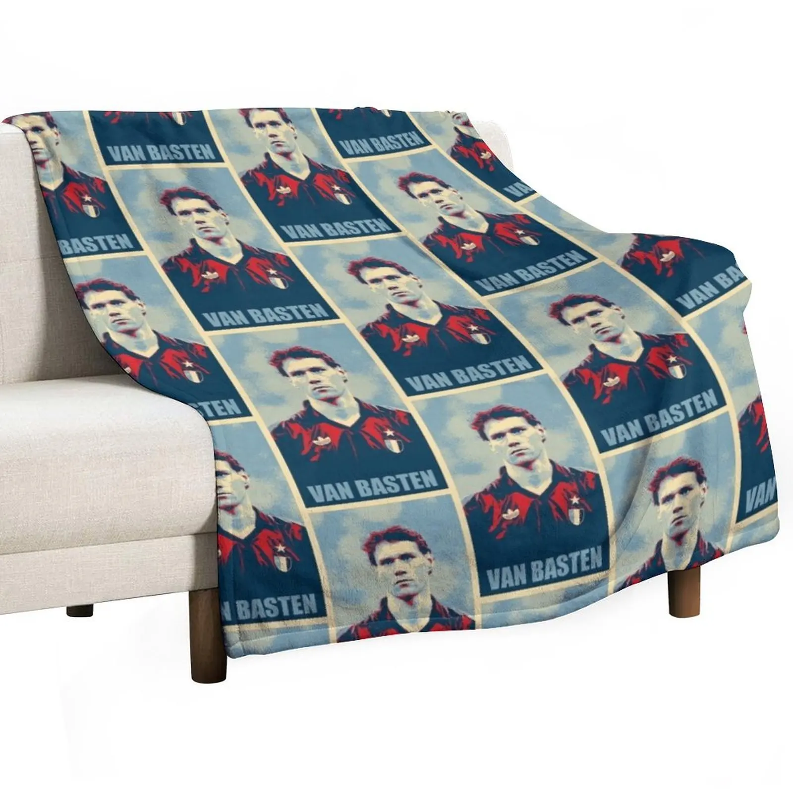 Van Basten плед одеяло аниме туристическая теплая кровать модные одеяла