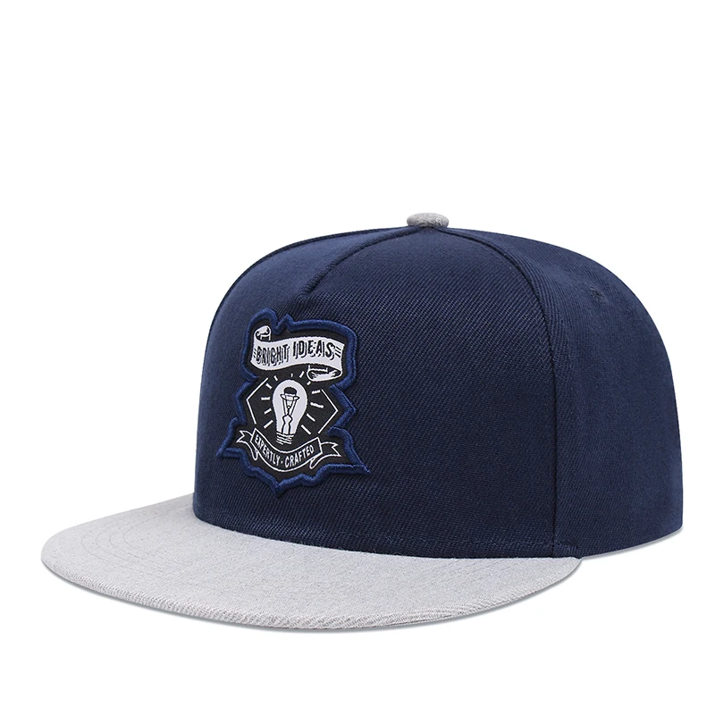 Cappello Trucker Da Uomo Rete Snapback Regolabile Tinta Unita Visiera Piatta Hip Hop