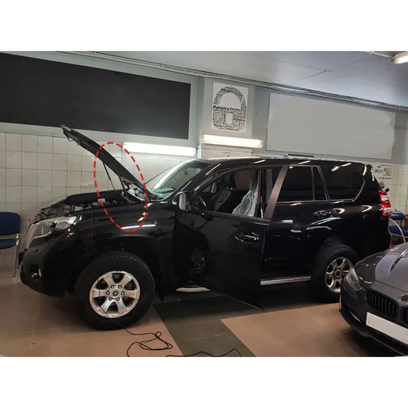 Toyota Land Cruiser Prado 120 J120 2002-2009 5345069055용 전면 보닛 가스 스트럿 스프링 서포트 리프터 2개