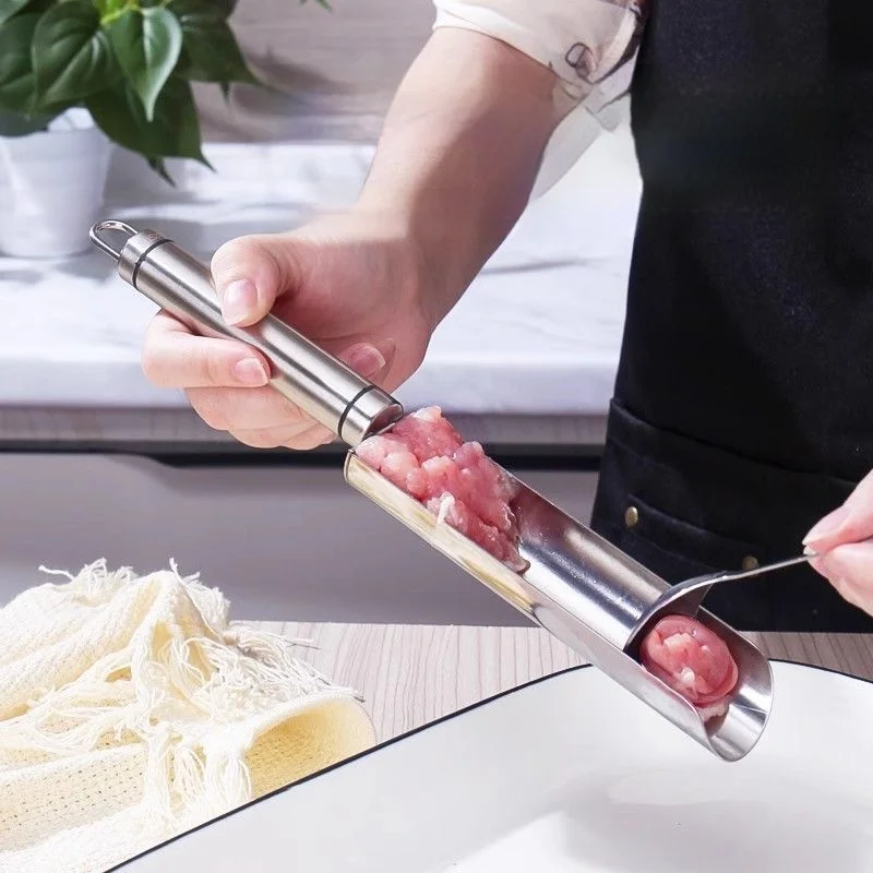 GIANXI Meatball Machine Cooking Homemade Tools Hot Pot Tofu Ball Mold Fish Ball Meatball Rice Making Kitchen Gadgets