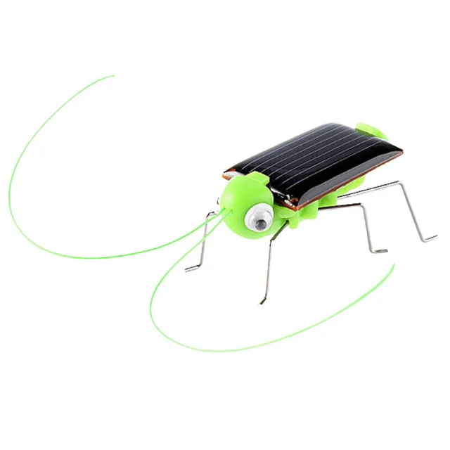 Wholesale Solar Grasshopper Insect Bug Moving Toy Lovely Funny Mini Solar Toy Insect Teaching Fun Gadget Toy Gift 2