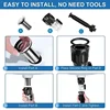 Flip Top Anti-Odor Drain Pipe Set Kitchen Sink Drain Retractable Deodorizing Filter Flexible Downspout Bathroom Anti Clogging 4