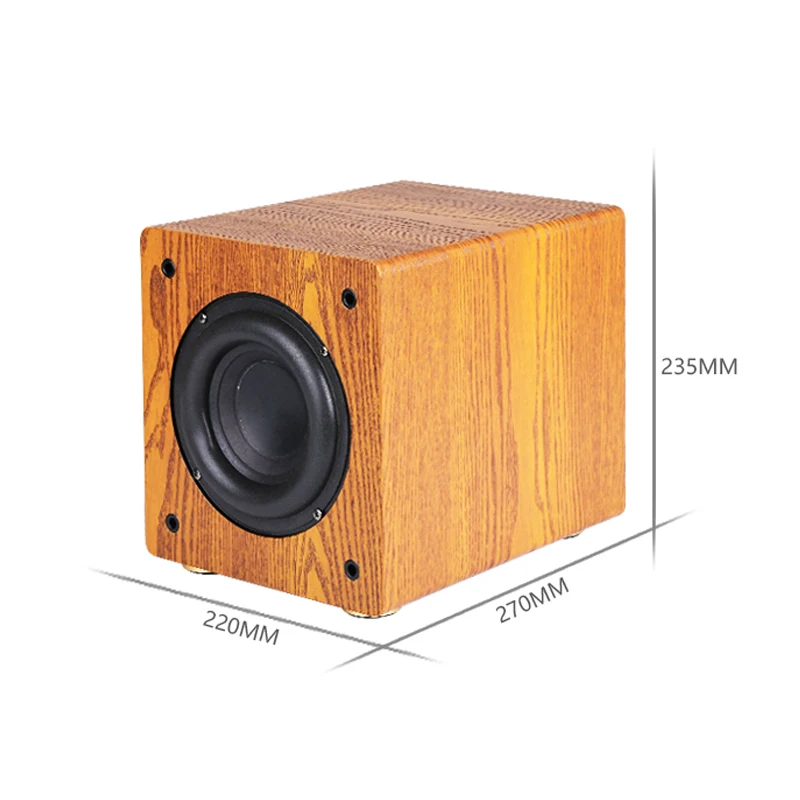 100W 6.5 Inch High-power Subwoofer Speaker Home Passive Subwoofer Audio DIY Home Theater HiFi Fever Large Magnetic Steel Speaker