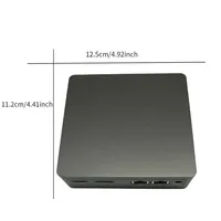 TISHRIC Mini PC Intel 12th Gen Alder Lake N100 SSD AMD DDR5 256/512GB RAW 8/16GB Mini PC PCIE M.2 SSD Dual WiFi Desktop Computer 2