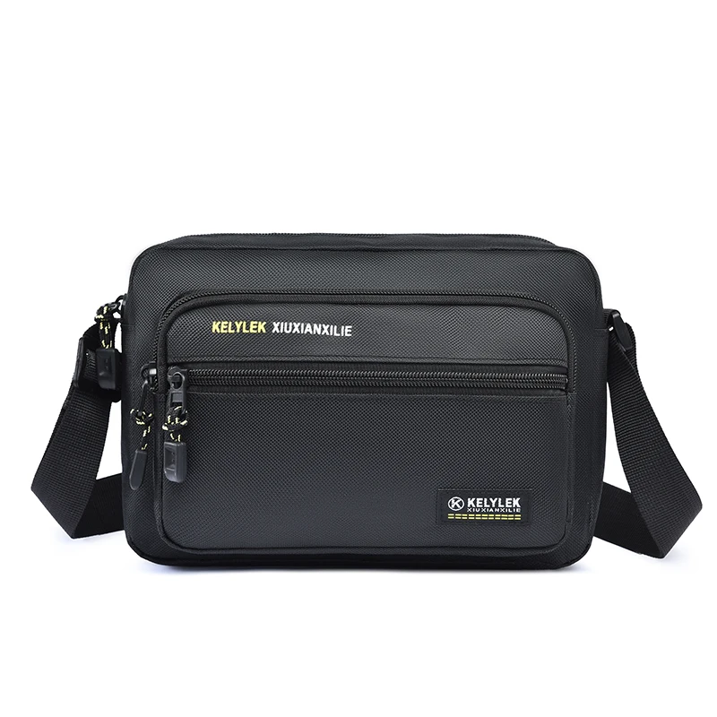 New Ox Cloth Men's Crossbody Bag Multi-Layer Busin Money Bag Mobile Phone Bag Casual oulder Bag for Middle-Aged Men