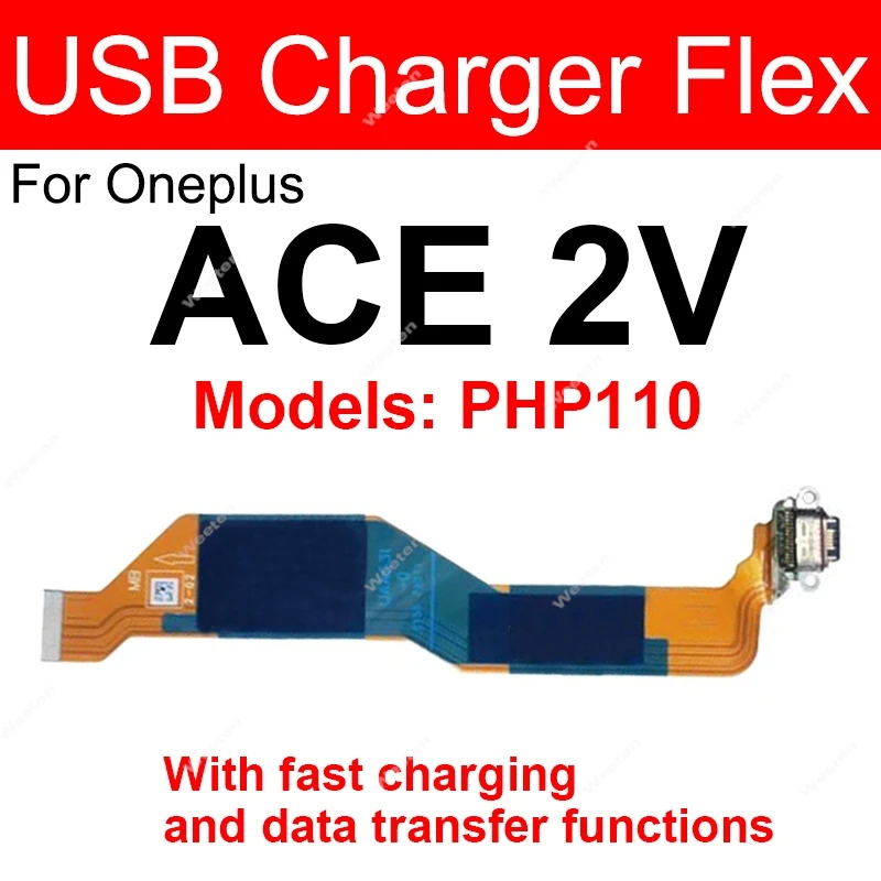 OnePlus Ace Series USB Charging Dock Flex Cable Charger Port Connector Parts