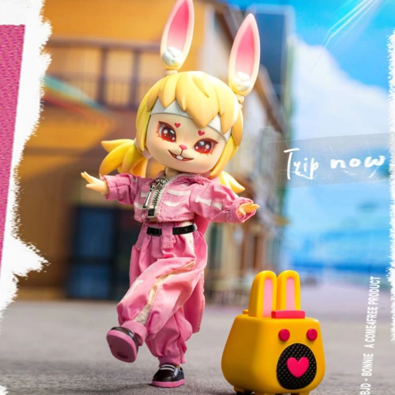 

Bonnie Rabbit Travel Plan Series Blind Box BJD Kawaii Dolls Mystery Box Children Toys Adult Kids Toy Cartoon Decor Surprise Gift
