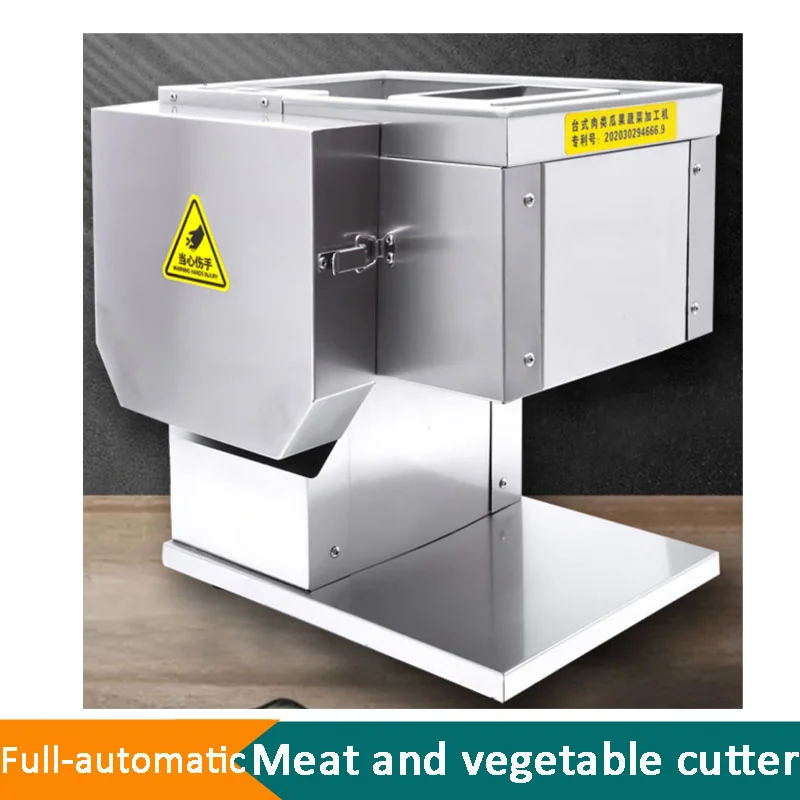 

Commercial Electric Meat Slicer Multifunctional Stainless Steel Meat And Vegetables Shred Slicer Cutter 2.5 3.5 5 7 10 15 20 mm