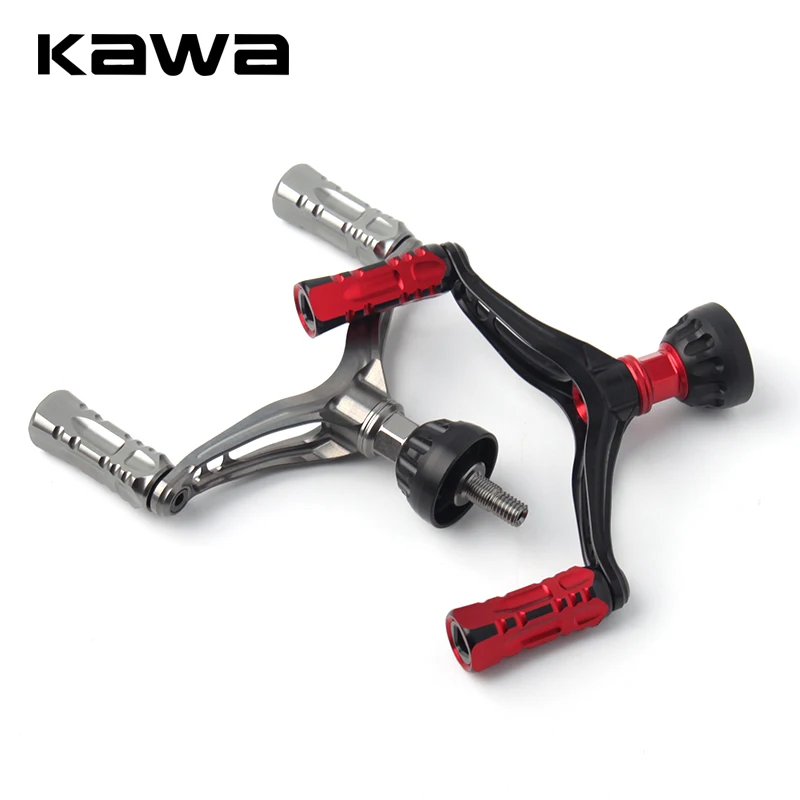Kawa 1pc Fishing Handle Micro Reel Accessory Aluminum Alloy Materail Knob Suit D And S Spinning Reel Rocker Accessory Handle DIY