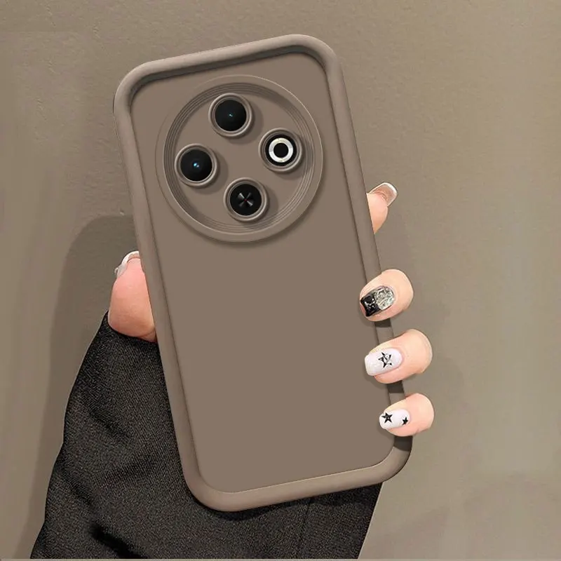 Enhanced Anti-Drop Silicone Back Cover with Fashion Bumper Design