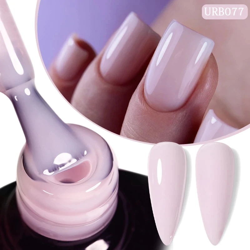 Pink Nude Natural Rubber Base Gel Nail Polish