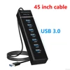 YUCUN USB HUB 3.0 4/7 Port Multiple Extension High Speed USB 3 0 Hub Multi Splitter Extender Hub Adapter Computer PC Accessorie 6