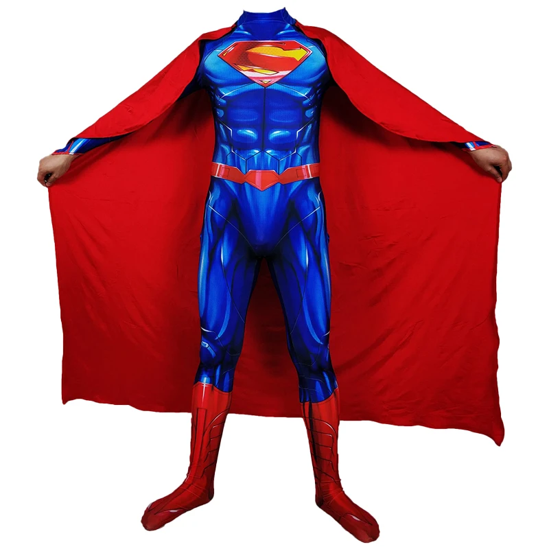 SuperhManCosplayCostumesSuperheroCostumesforKidsandAdults
