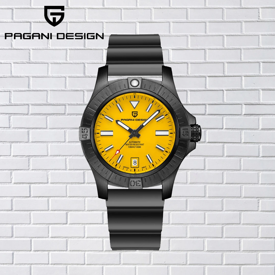 Часы PAGANI DESIGN Seiko Nh35 Мужские механические японские автоматические деловые