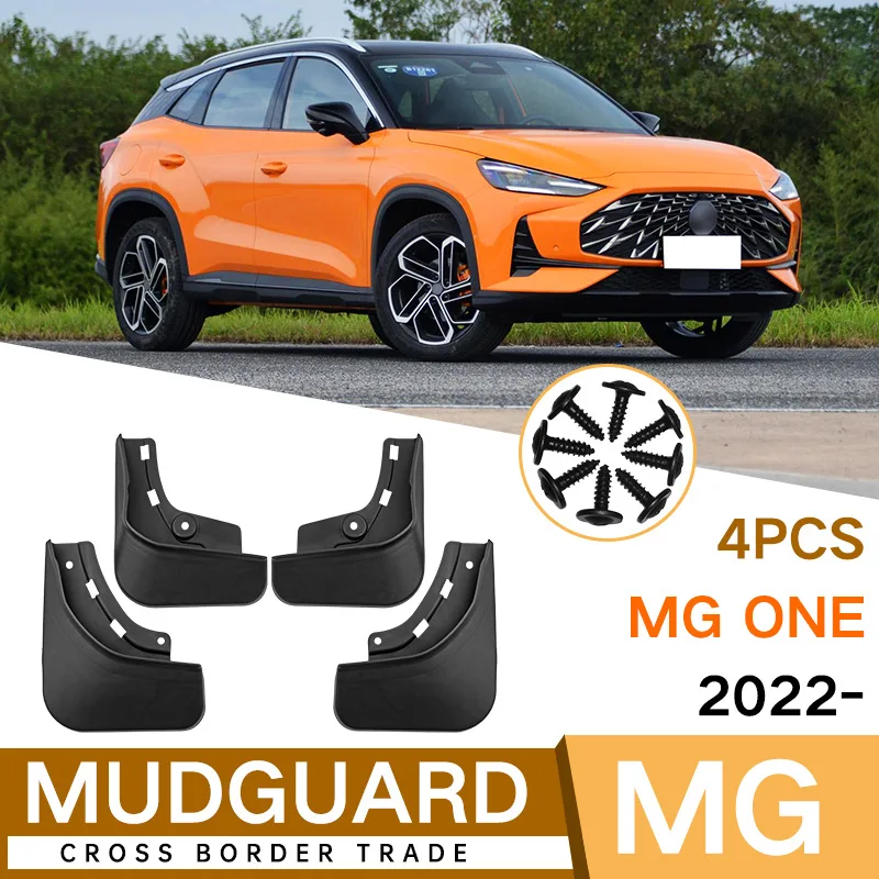 

For MG ONE 2022-2023 black car mudguard Reduce dust Resist tire dirt car accessories tools