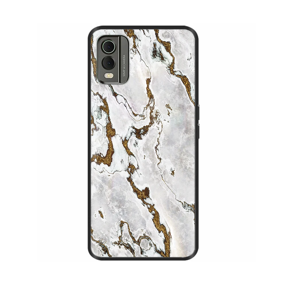 Stylish Black Silicone Shockproof Phone Case - Soft Painted Bumper Cover