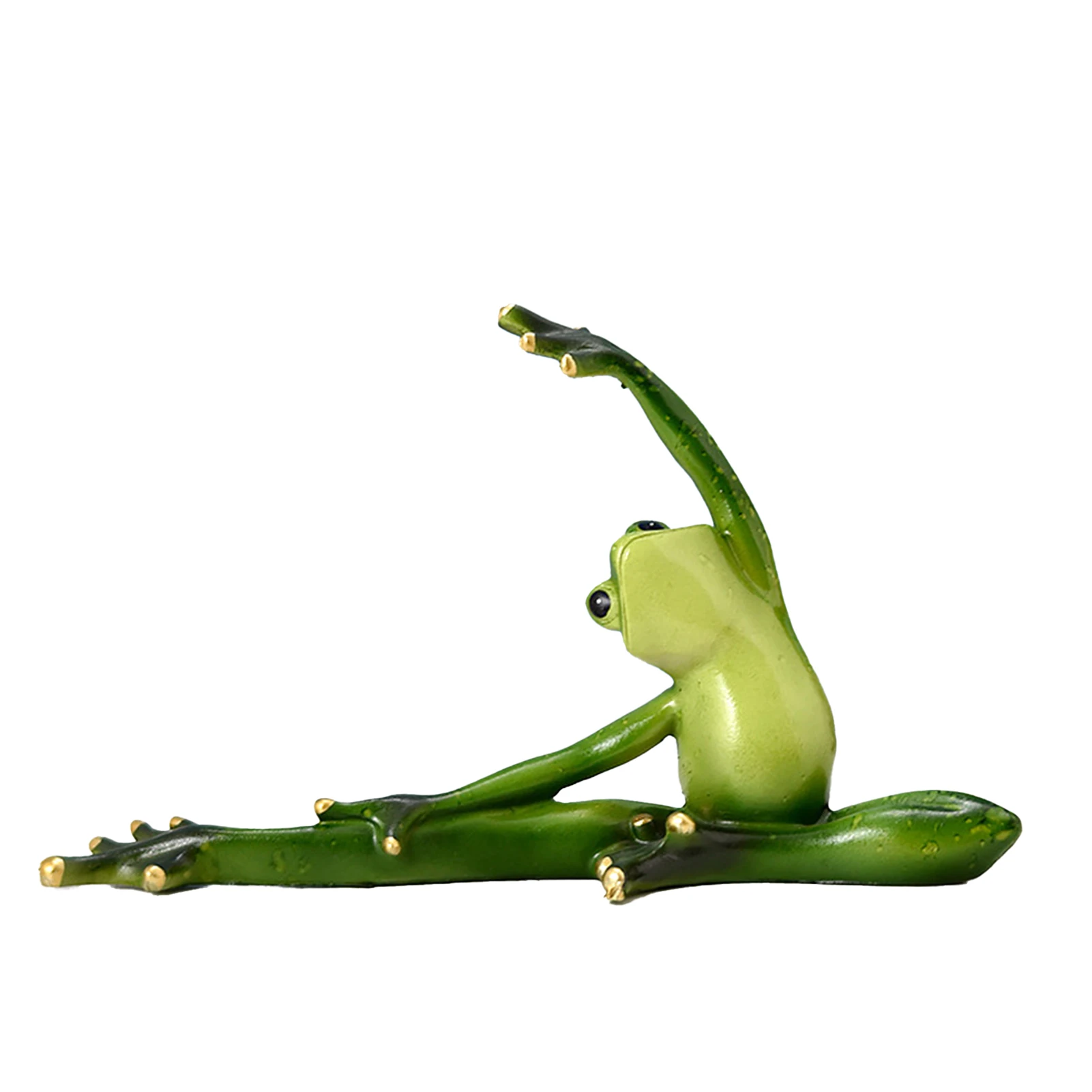 

Home Crafts Resin Garden Figurine Office Bedroom Indoor Outdoor Patio Gifts Meditating Yoga Frog Statue Yard Park Desktop Lawn