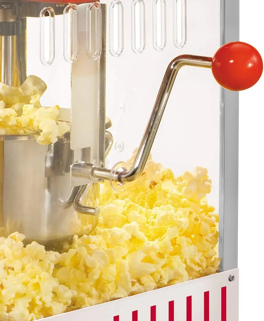 Popcorn Maker Machine-Professional Cart With 2.5 Oz Kettle Makes Up to 10 Cups-Vintage Popcorn Machine Movie