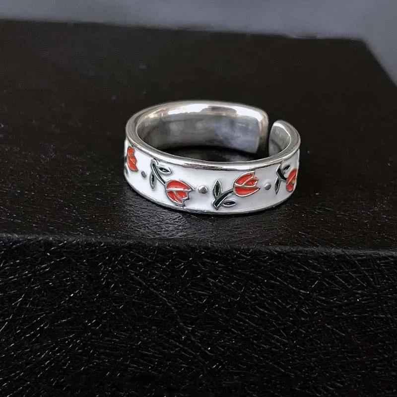 Acheter Bague ouverte en zircone cubique pour femmes, élégante, fleur, oiseau, bijoux de fête de mariage, cadeau