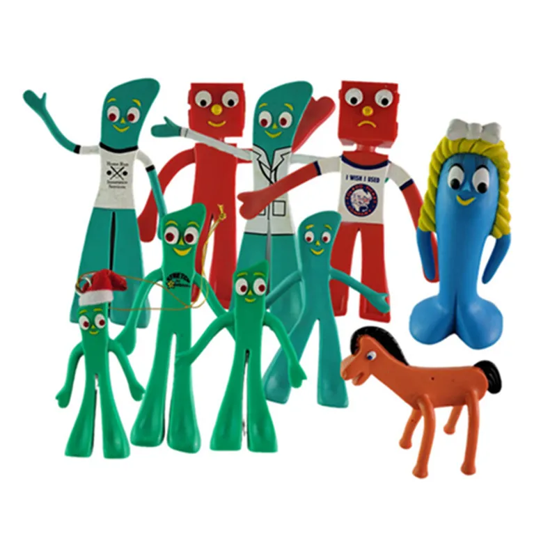 NJCroceGumbyRetroNostalgiaWireDollGumbyCollectionOrnaments