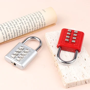 8 Digits Password Code Combination Padlock Zinc Alloy Suitcase For Luggage Travel Code Smart Lock Code Keyed Anti-thieft Lock 1