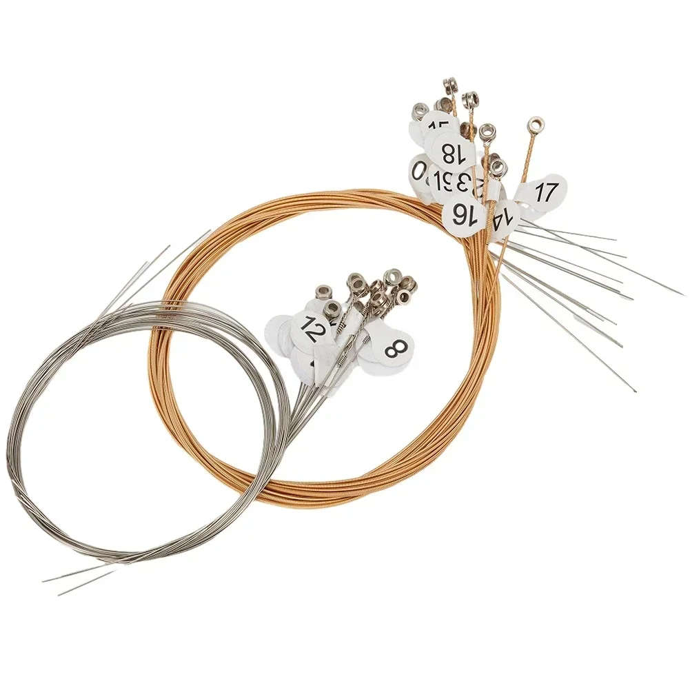 6 Pcs High Quality Guitar Strings 15/16/19/21/24Strings Lyre Brass Strings Set Nylon String Replacement Accessories