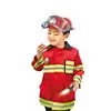 Children's Firefighter Suit Roleplaying Props Holiday Fireman Costume Toy For Kid Pretend Role Play Holiday Costume Polyester 1