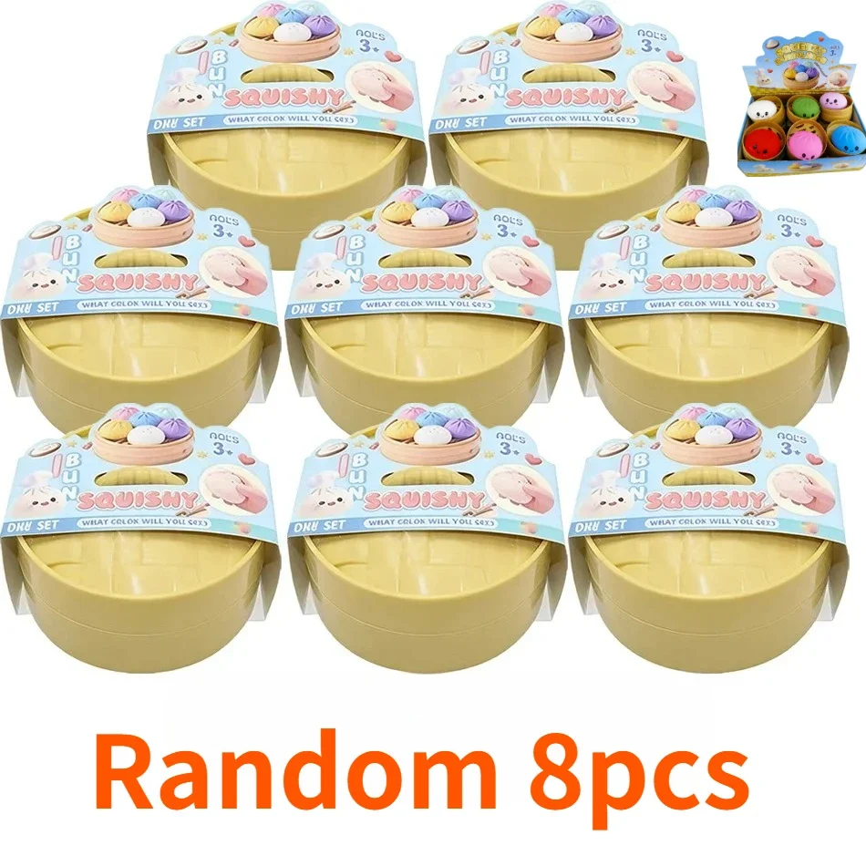 Vibrant Dumpling Squishy Toy for Stress and Anxiety Relief