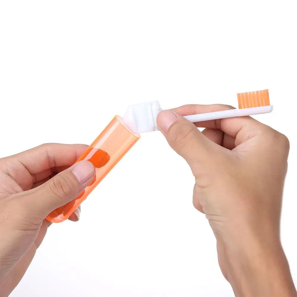 1PC spazzolino da denti pieghevole portatile da viaggio Set di spazzolini  da denti con setole Super morbide strumenti creativi per la pulizia dei  denti possono contenere dentifricio - AliExpress