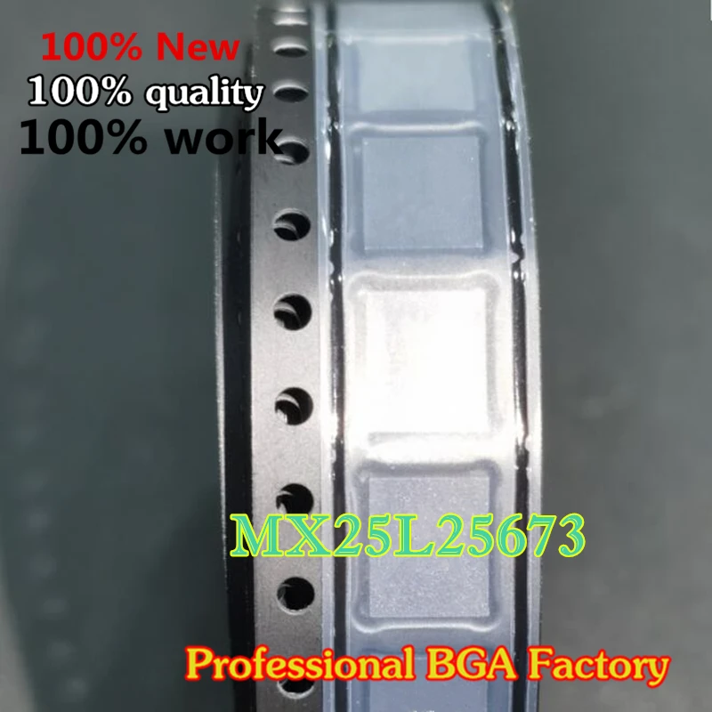 (2pcs) 100% New Mx25l25673gz4i-08g Mx25l25673gz41-08g Mx25l25673 Qfn-8 ...