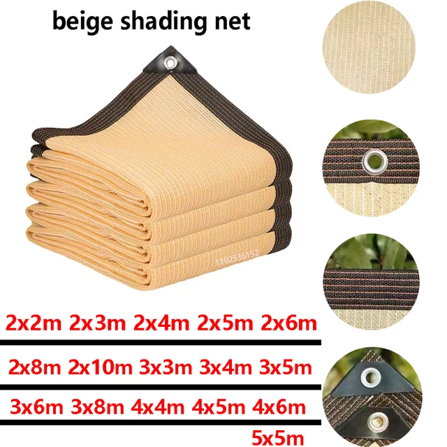 Red de sombrilla de jardín al aire libre, sombrilla de terraza, Red de sombrilla de camping, protección UV, tela de protección solar de HDPE, sombrilla - Imagen 2