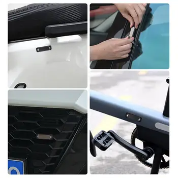NUOVA Luce di Segnalazione LED Solare per Auto, Moto, Veicoli Elettrici e Biciclette, Luce Posteriore Anticollisione con Effetto Strobo