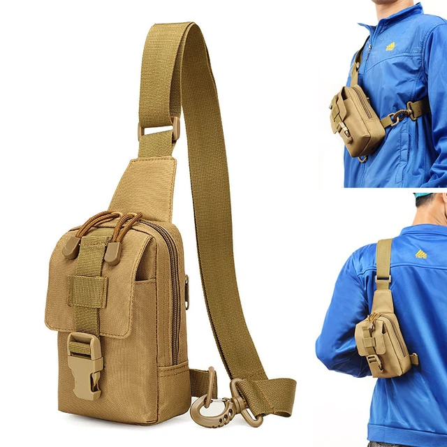 Sac de poitrine tactique 1000D pour hommes, sacoche de poitrine militaire,  système Molle, sac à bandoulière pour Camping, EDC, chasse, randonnée,  XA27D - AliExpress