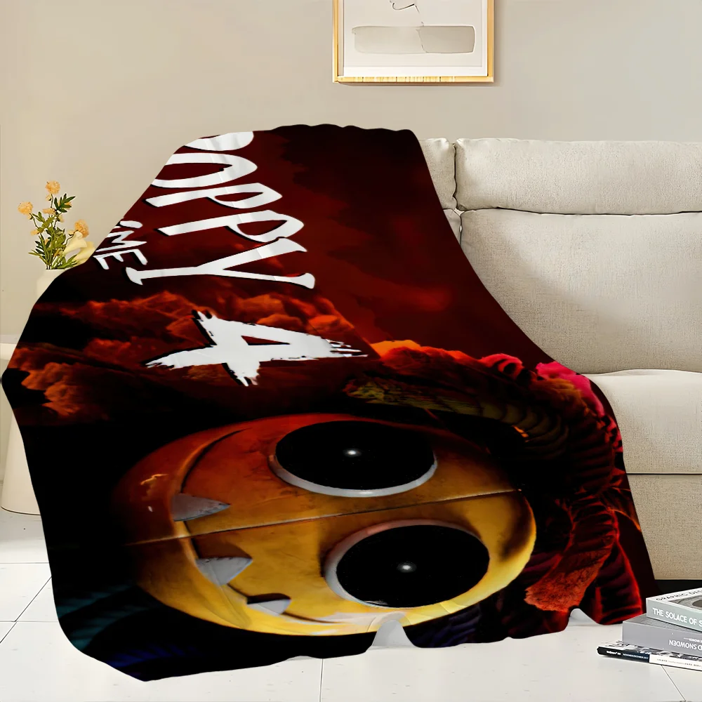 Game P-Poppy Playtime Chapter 4 Blanket Skin friendly comfort warm soft plush blanket suitable sofa living room office bedroom 4