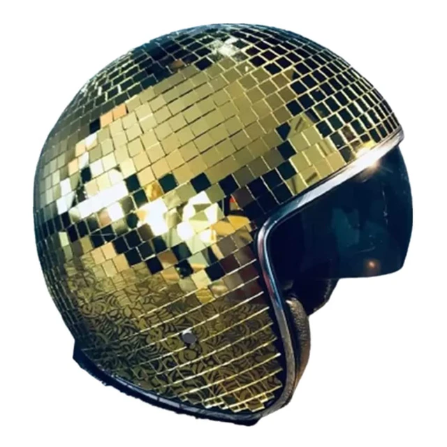 M/E /E 2022 Disco Ball Helme - Disco Mirror Glitter Ball Helme